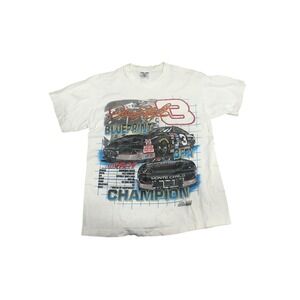 Vintage 1996 Dale Earnhardt #3 Blueprint Champion Racing T-Shirt White M USA Tag